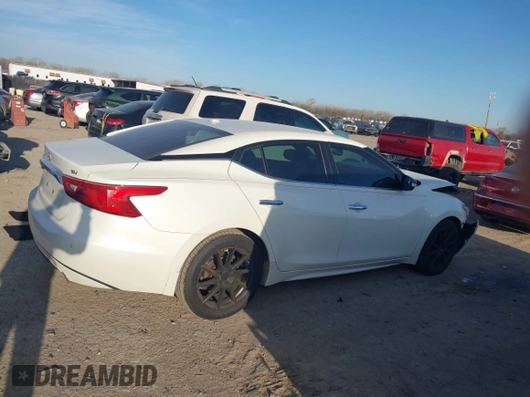 2016 Nissan Maxima SL with VIN 1N4AA6AP2GC437187, listed as a IAAI auction lot 41776458 with 72,990 mi miles and . Bid and sale history available at DreamBid. Image 13.