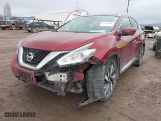 2016 Nissan Murano S with VIN 5N1AZ2MHXGN167917, listed as a IAAI auction lot 41074897 with 141,518 mi miles. Bid and sale history available at carsss.com. Image 6.