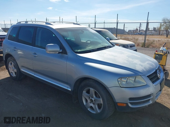 2007 Volkswagen Touareg V6 with VIN WVGZE77L97D026113, listed as a IAAI auction lot 41577000 with 144,118 mi miles and . Bid and sale history available at DreamBid. Image 1.