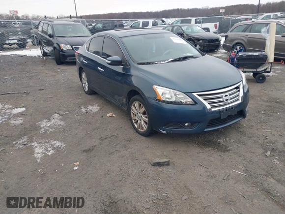 2014 Nissan Sentra SR with VIN 3N1AB7AP8EY281340, listed as a IAAI auction lot 41241384 with 148,733 mi miles and . Bid and sale history available at DreamBid. Image 1.