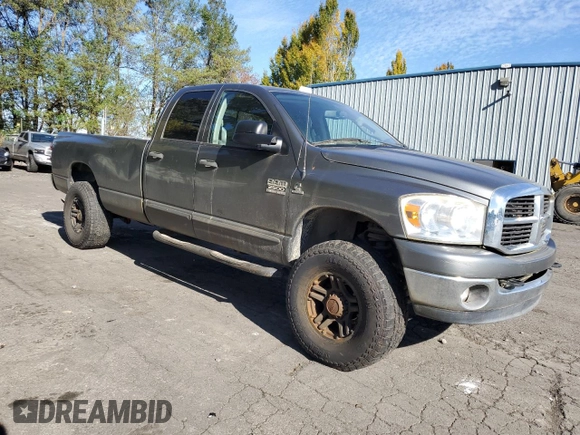 2007 Dodge Ram 2500 SLT with VIN 3D7KS28A07G839699, listed as a Copart auction lot 74233614 with 126,771 mi miles and Clean Title. Bid and sale history available at carsss.com. Image 4.