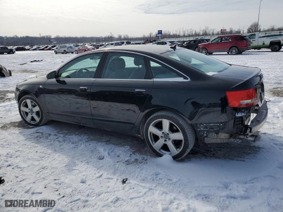 2008 Audi A6 with VIN WAUDH74F68N132290, listed as a Copart auction lot 45107065 with 0 mi miles and Salvage Title. Bid and sale history available at carsss.com. Image 2.