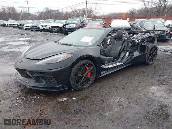 2021 Chevrolet Corvette 3LT with VIN 1G1YC3D48M5125564, listed as a IAAI auction lot 41398558 with 14,101 mi miles. Bid and sale history available at carsss.com. Image 23.