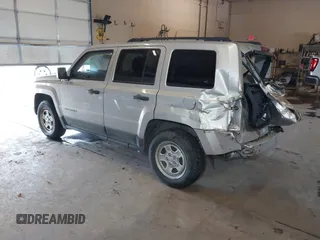 2011 Jeep Patriot Sport with VIN 1J4NT1GA1BD216236, listed as a IAAI auction lot 41318655 with 34,263 mi miles and . Bid and sale history available at carsss.com. Image 3.