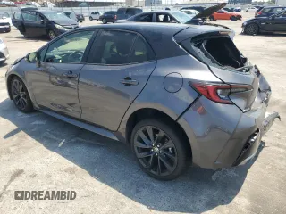 2024 Toyota Corolla Hatchback XSE with VIN JTNC4MBE8R3214341, listed as a Copart auction lot 61961944 with 9,225 mi miles and Salvage Title. Bid and sale history available at carsss.com. Image 2.
