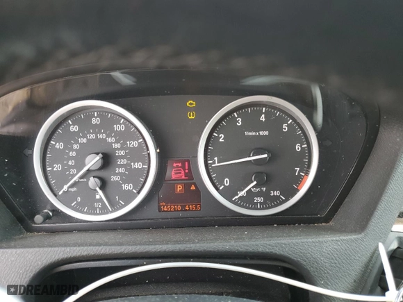 2011 BMW X6 35i with VIN 5UXFG2C55BLX06454, listed as a Copart auction lot 47657445 with 145,210 mi miles and Salvage Title. Bid and sale history available at carsss.com. Image 9.