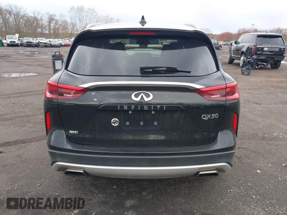 2019 Infiniti QX50 Essential with VIN 3PCAJ5M38KF116554, listed as a IAAI auction lot 42008032 with 60,988 mi miles and . Bid and sale history available at DreamBid. Image 16.