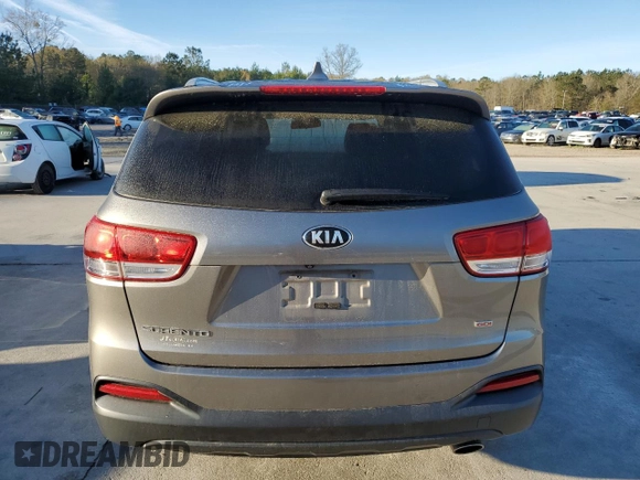 2016 Kia Sorento LX with VIN 5XYPG4A38GG057691, listed as a Copart auction lot 49957855 with 121,047 mi miles and Salvage Title. Bid and sale history available at carsss.com. Image 6.