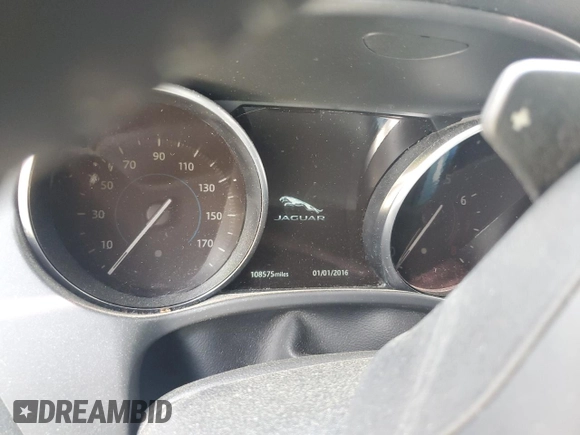 2019 Jaguar F-Pace 25t Premium with VIN SADCJ2FX7KA616516, listed as a Copart auction lot 55295245 with 108,575 mi miles and Salvage title. Bid and sale history available at DreamBid. Image 9.