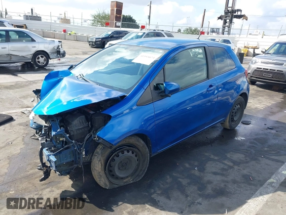 2015 Toyota Yaris L with VIN VNKJTUD3XFA020368, listed as a IAAI auction lot 41555073 with 122,552 mi miles and . Bid and sale history available at carsss.com. Image 18.