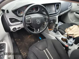 2013 Dodge Dart SXT with VIN 1C3CDFBA0DD289443, listed as a Copart auction lot 57347065 with 193,352 mi miles and Salvage title. Bid and sale history available at DreamBid. Image 8.