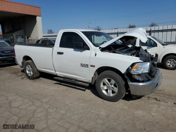 2017 Ram 1500 Tradesman with VIN 3C6JR6DT1HG654506, listed as a Copart auction lot 48791325 with 90,191 mi miles and Salvage Title. Bid and sale history available at carsss.com. Image 4.