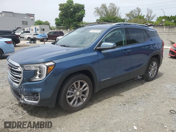 2024 GMC Terrain SLT with VIN 3GKALPEG1RL146602, listed as a Copart auction lot 59375185 with 29,640 mi miles and Salvage title. Bid and sale history available at DreamBid. Image 1.