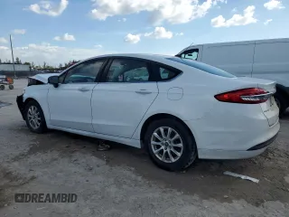 2017 Ford Fusion S with VIN 3FA6P0G71HR286791, listed as a Copart auction lot 46857305 with 0 mi miles and Salvage Title. Bid and sale history available at carsss.com. Image 2.