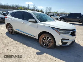 2020 Acura RDX w/Technology Pkg with VIN 5J8TC2H58LL023661, listed as a Copart auction lot 46569194 with 107,539 mi miles and Salvage Title. Bid and sale history available at carsss.com. Image 4.