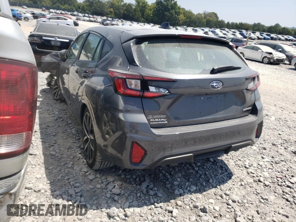 2024 Subaru Impreza Sport with VIN JF1GUAFC1R8352065, listed as a Copart auction lot 69007944 with 7,395 mi miles and Salvage Title. Bid and sale history available at carsss.com. Image 2.