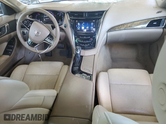 2014 Cadillac CTS Performance RWD with VIN 1G6AS5S37E0140091, listed as a Copart auction lot 60694094 with 130,587 mi miles and Salvage Title. Bid and sale history available at DreamBid. Image 8.