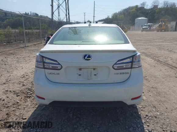2010 Lexus HS 250h with VIN JTHBB1BAXA2001854, listed as a IAAI auction lot 42031373 with 175,761 mi miles and . Bid and sale history available at DreamBid. Image 16.