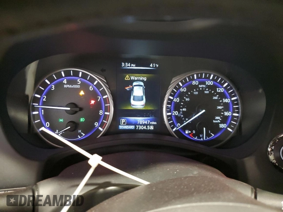 2017 Infiniti Q50 Sport z VIN JN1EV7AR1HM837196, wystawiony jako Copart lot #44177275 z przebiegiem 78 947 mil mil oraz Szkoda całkowita • Salvage title. Historia ofert i sprzedaży dostępna na DreamBid. Obrazek 9.