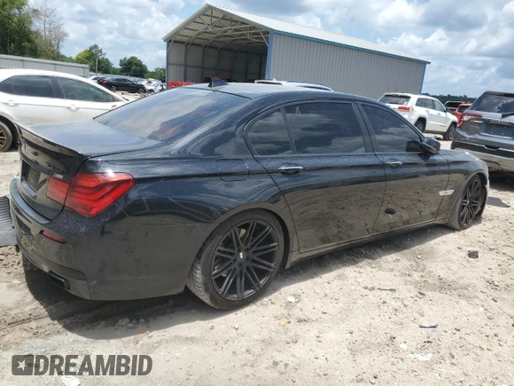 2014 BMW 7 Series 740Li with VIN WBAYE4C53ED137952, listed as a Copart auction lot 62829515 with 151,160 mi miles and Salvage title. Bid and sale history available at DreamBid. Image 3.