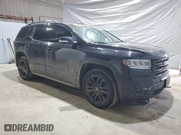 2021 GMC Acadia SLE with VIN 1GKKNRLS2MZ213274, listed as a Copart auction lot 48295345 with 64,457 mi miles and Salvage Title. Bid and sale history available at DreamBid. Image 4.