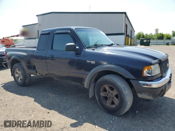 2002 Ford Ranger XL Fleet with VIN 1FTZR45E72TA69892, listed as a Copart auction lot 59849975 with 194,334 mi miles and Salvage title. Bid and sale history available at DreamBid. Image 4.