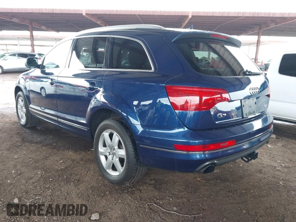 2015 Audi Q7 Premium Plus with VIN WA1LGAFE7FD010831, listed as a IAAI auction lot 41746007 with 106,796 mi miles and . Bid and sale history available at DreamBid. Image 3.