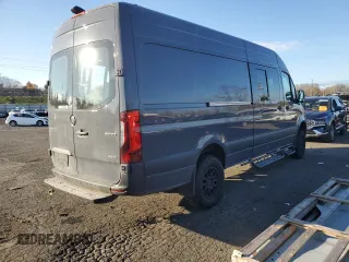 2023 Mercedes-Benz Sprinter with VIN W1W4NCVYXPT121618, listed as a Copart auction lot 82211324 with 12,656 mi miles and Salvage Title. Bid and sale history available at DreamBid. Image 3.