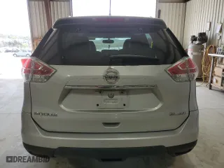 2016 Nissan Rogue SV with VIN 5N1AT2MV9GC850646, listed as a Copart auction lot 53889995 with 39,856 mi miles and Salvage Title. Bid and sale history available at carsss.com. Image 6.