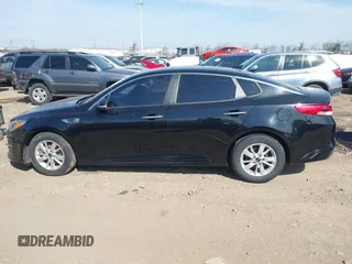 2018 Kia Optima LX with VIN 5XXGT4L32JG249287, listed as a IAAI auction lot 41701434 with 92,390 mi miles and . Bid and sale history available at DreamBid. Image 14.
