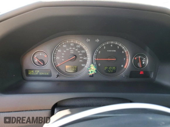 2004 Volvo V70 with VIN YV1SW59V542426810, listed as a Copart auction lot 74521824 with 156,728 mi miles and Salvage Title. Bid and sale history available at carsss.com. Image 9.