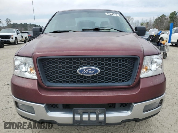 2005 Ford F-150 XL with VIN 1FTRF12W05NB05547, listed as a Copart auction lot 49312315 with 327,417 mi miles and Salvage Title. Bid and sale history available at carsss.com. Image 5.