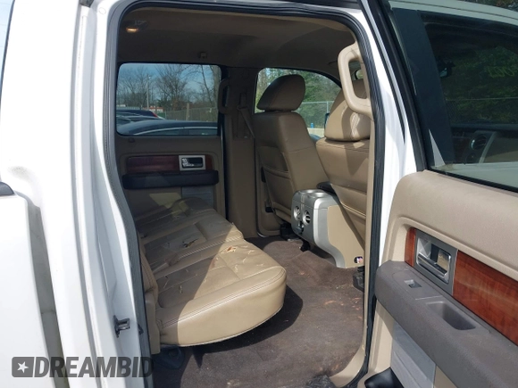 2010 Ford F-150 XL with VIN 1FTFW1EV4AFB50873, listed as a IAAI auction lot 41554001 with 187,415 mi miles. Bid and sale history available at carsss.com. Image 8.