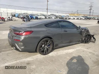 2019 BMW 8 Series M850i xDrive with VIN WBABC4C51KBU96056, listed as a Copart auction lot 71490104 with Not Provided miles and Salvage Title. Bid and sale history available at carsss.com. Image 3.