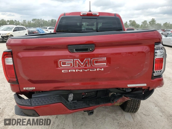 2024 GMC Canyon 4WD Elevation with VIN 1GTP6BEK2R1109201, listed as a Copart auction lot 70703504 with 6,245 mi miles and Salvage Title. Bid and sale history available at carsss.com. Image 6.