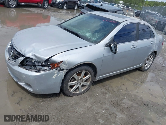 2005 Acura TSX with VIN JH4CL96855C032520, listed as a IAAI auction lot 41903680 with 268,792 mi miles. Bid and sale history available at carsss.com. Image 2.