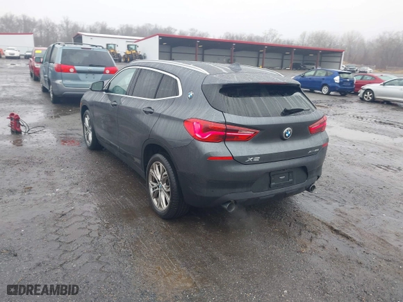 2019 BMW X2 xDrive28i with VIN WBXYJ5C56K5N71179, listed as a IAAI auction lot 41566845 with 43,843 mi miles. Bid and sale history available at carsss.com. Image 3.