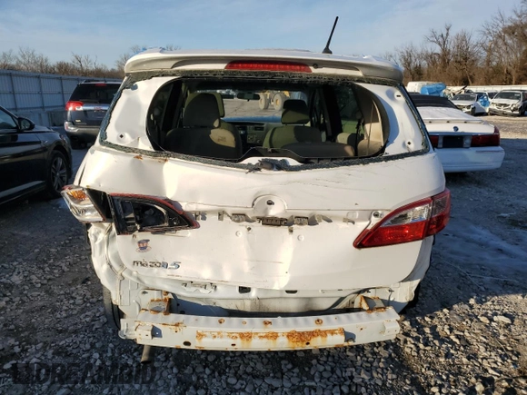 2012 Mazda 5 Touring with VIN JM1CW2CL2C0124689, listed as a Copart auction lot 42106995 with 212,880 mi miles and Non Repairable. Bid and sale history available at DreamBid. Image 6.