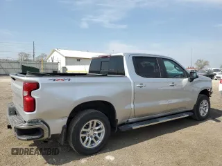 2019 Chevrolet Silverado 1500 LT with VIN 3GCUYDED8KG132015, listed as a Copart auction lot 52168835 with 54,386 mi miles and Salvage Title. Bid and sale history available at carsss.com. Image 3.