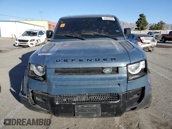 2021 Land Rover Defender S with VIN SALEJ7RX6M2035267, listed as a Copart auction lot 41673735 with Not provided miles and Clean title. Bid and sale history available at DreamBid. Image 5.