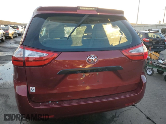 2018 Toyota Sienna L with VIN 5TDZZ3DC3JS918505, listed as a Copart auction lot 81588254 with 119,091 mi miles and Salvage Title. Bid and sale history available at DreamBid. Image 6.