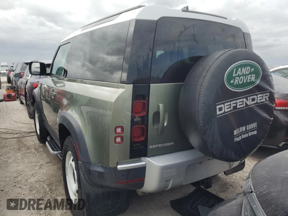 2023 Land Rover Defender S with VIN SALEJ6EX1P2114172, listed as a Copart auction lot 75063664 with Not provided miles and Salvage title. Bid and sale history available at DreamBid. Image 6.