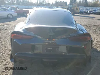 2020 Toyota GR Supra 3.0 with VIN WZ1DB4C04LW029695, listed as a Copart auction lot 83120564 with 18,000 mi miles and Salvage Title. Bid and sale history available at carsss.com. Image 6.
