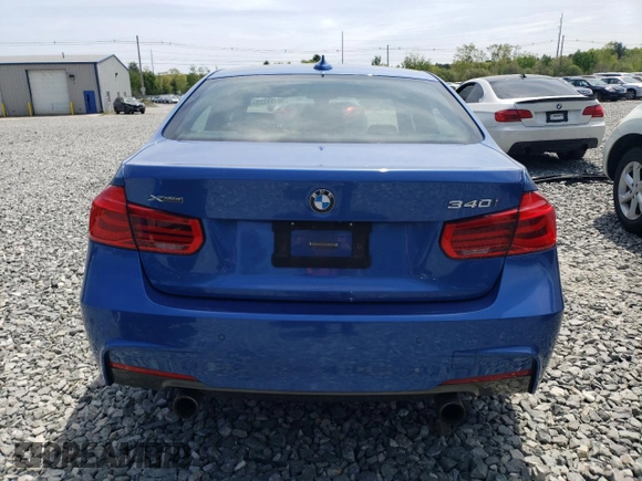 2016 BMW 3 Series 340i xDrive with VIN WBA8B7G52GNT95879, listed as a Copart auction lot 56124225 with 128,051 mi miles and Salvage title. Bid and sale history available at DreamBid. Image 6.