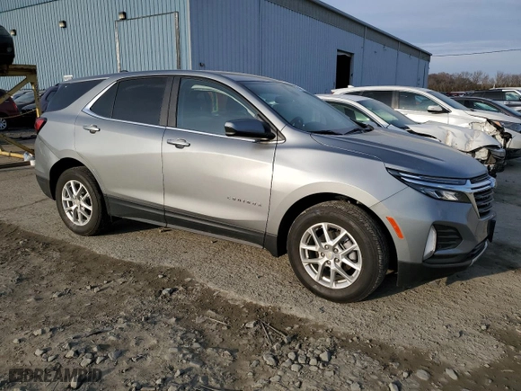 2023 Chevrolet Equinox LT with VIN 3GNAXUEG9PS150258, listed as a Copart auction lot 46547865 with 16,857 mi miles and Salvage Title. Bid and sale history available at carsss.com. Image 4.