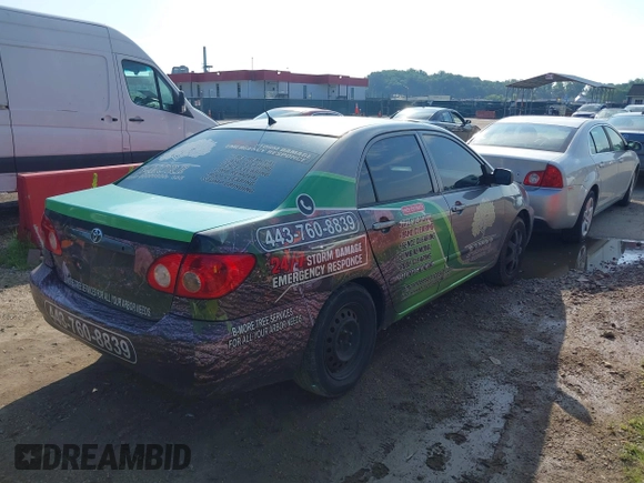 2007 Toyota Corolla CE with VIN 2T1BR32E17C722571, listed as a IAAI auction lot 42683904 with 299,999 mi miles and . Bid and sale history available at DreamBid. Image 4.