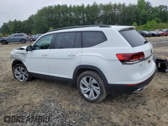 2021 Volkswagen Atlas SE with VIN 1V2KP2CA8MC536766, listed as a Copart auction lot 61058575 with 24,805 mi miles and Salvage title. Bid and sale history available at DreamBid. Image 2.