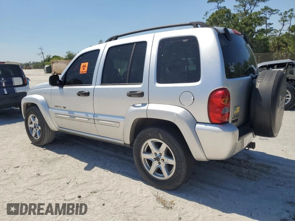 2003 Jeep Liberty Limited with VIN 1J4GK58K83W719374, listed as a Copart auction lot 49429135 with 143,222 mi miles and Salvage Title. Bid and sale history available at carsss.com. Image 2.