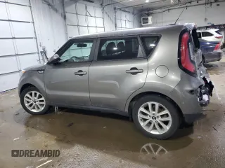 2018 Kia Soul + with VIN KNDJP3A58J7603718, listed as a Copart auction lot 45854675 with 107,169 mi miles and Salvage Title. Bid and sale history available at DreamBid. Image 2.