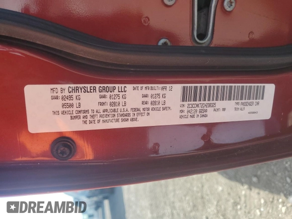 2012 Chrysler 300 C with VIN 2C3CCAKT2CH238325, listed as a Copart auction lot 49891505 with 148,338 mi miles and Clean Title. Bid and sale history available at DreamBid. Image 12.